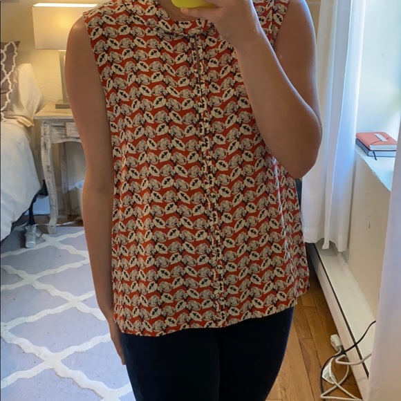Tory Burch patterned tank - Picture 1 of 7